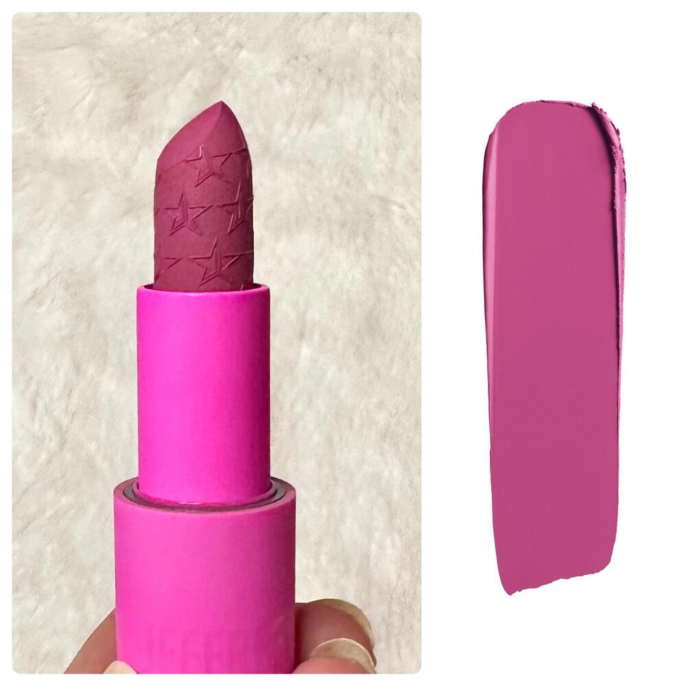 NIB Jeffree Star Velvet Trap Lipstick in Holy Fashion Full Size 4g
